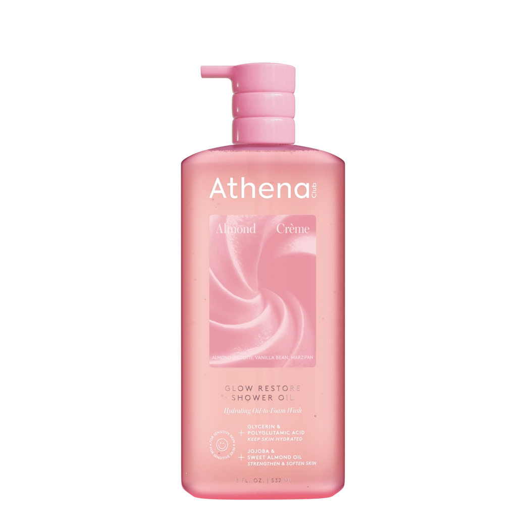 Glow Restore Shower Oil - Almond Crème