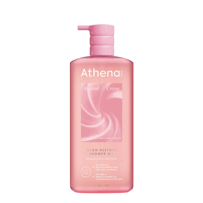 Glow Restore Shower Oil - Almond Crème