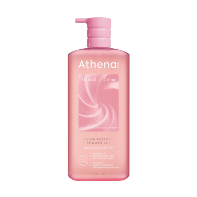 Glow Restore Shower Oil - Almond Crème