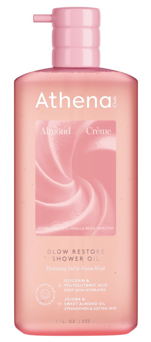 Glow Restore Shower Oil - Clean Feel Almond Crème
