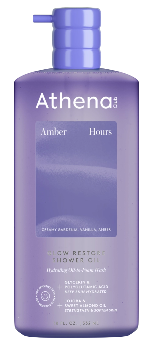 Glow Restore Shower Oil - Clean Finish Amber Hours