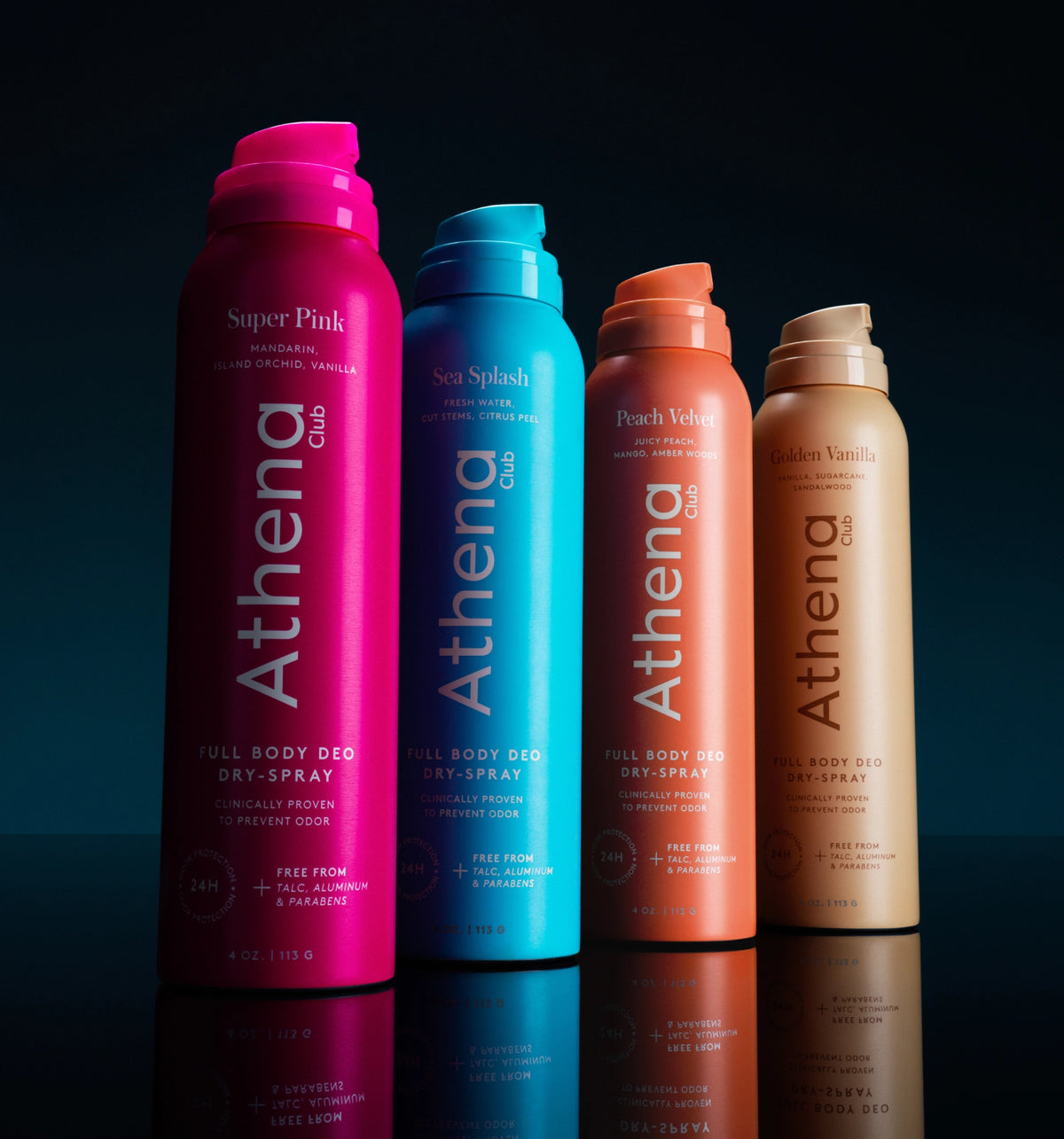 Athena Club Dry-Spray Golden Vanilla Full Body Deo